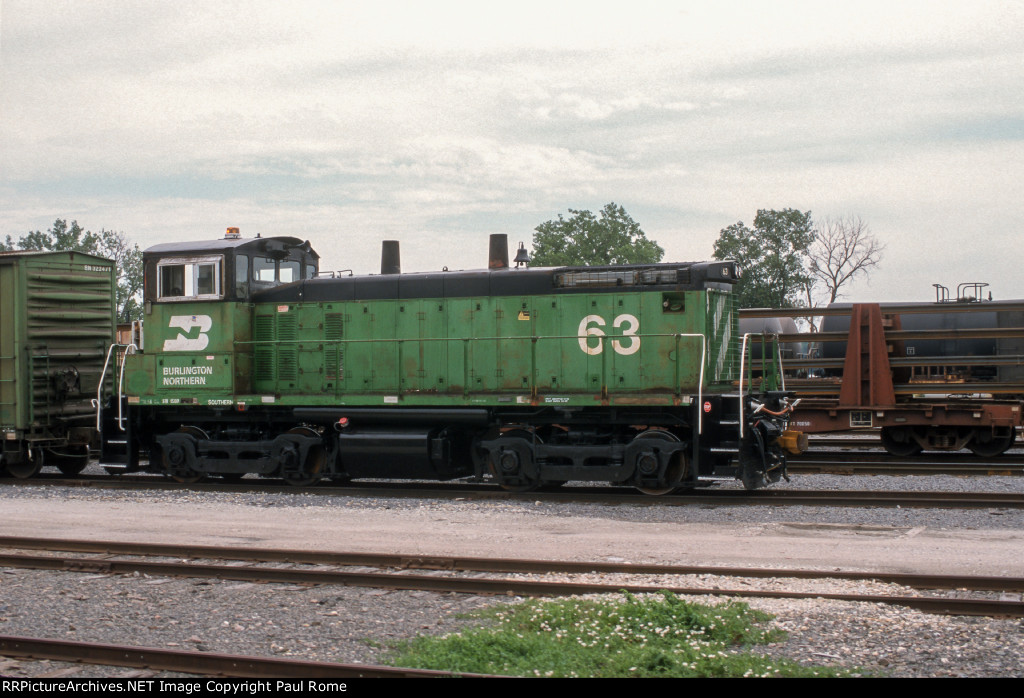 BN 63, EMD SW1500, ex SLSF 358